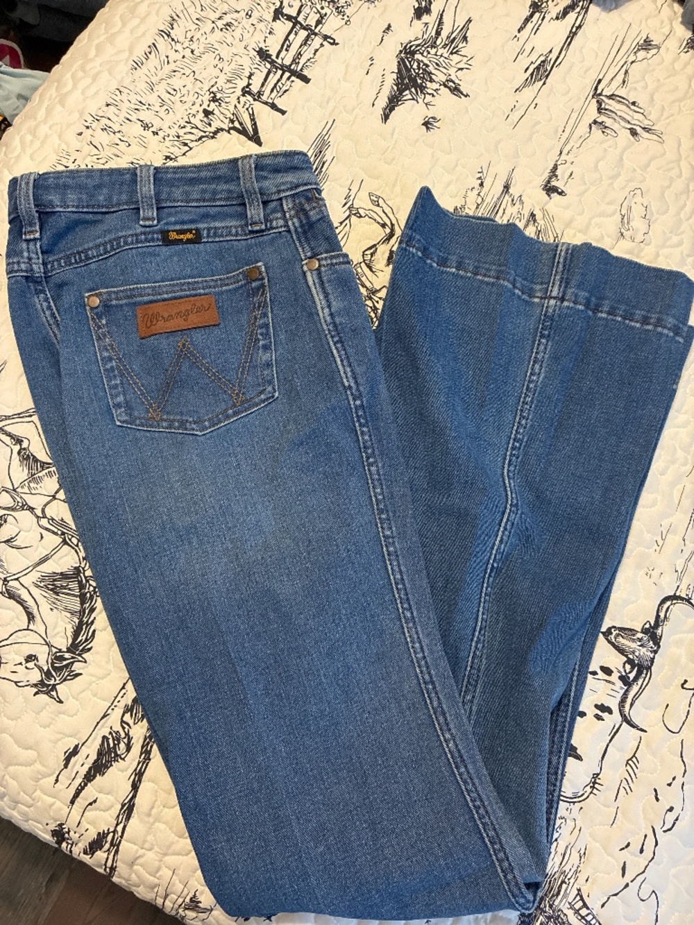 Wrangler High Ride Retro Trouser